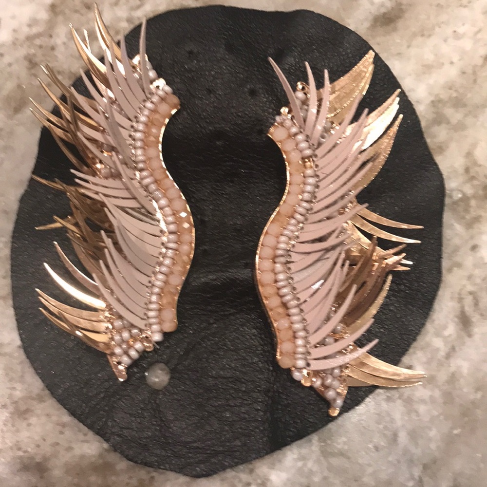 Angel wing earrings